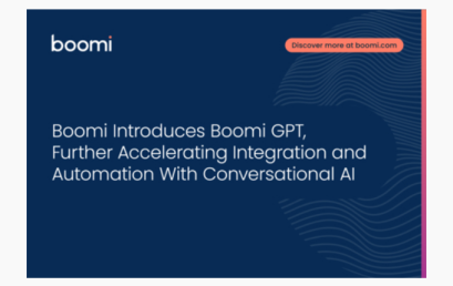 Boomi Introduces Boomi GPT, Further Accelerating Integration and Automation With Conversational AI