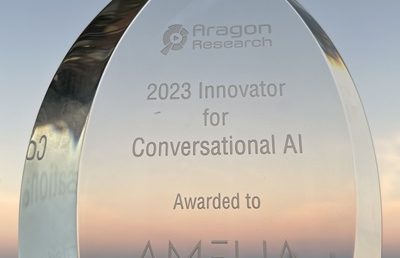 Amelia Wins 2023 Aragon Research Innovation Award for Conversational AI