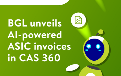 BGL unveils AI-powered ASIC invoices in CAS 360