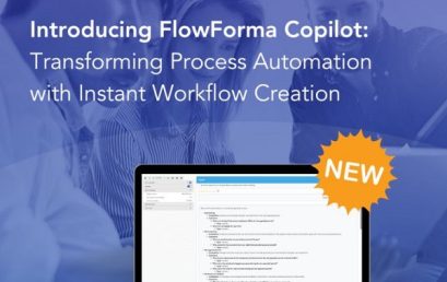 FlowForma unveils AI-powered FlowForma Copilot: Transforming process automation with instant workflow creation