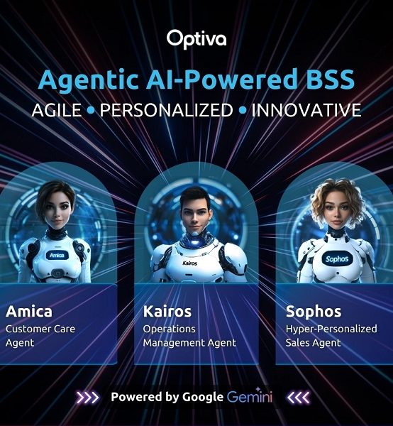 Optiva launches Agentic AI for telecom BSS, powered by Google’s Gemini models