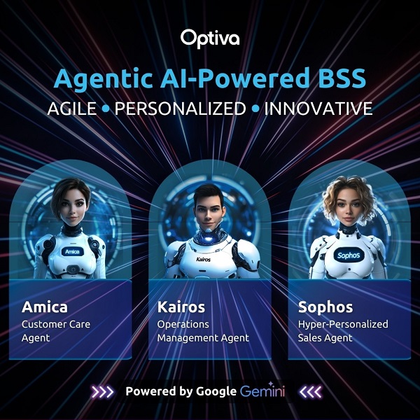 Optiva launches Agentic AI for telecom BSS, powered by Google’s Gemini models